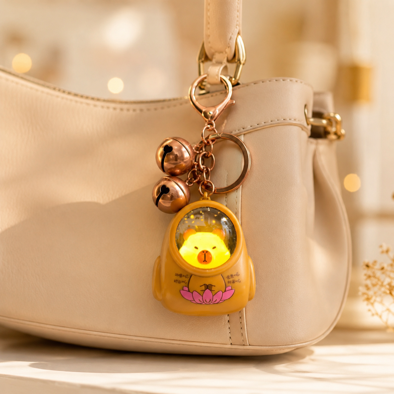 Luminous Capybara Pod Keychain - Image 2