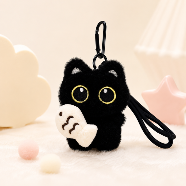 black cat plush