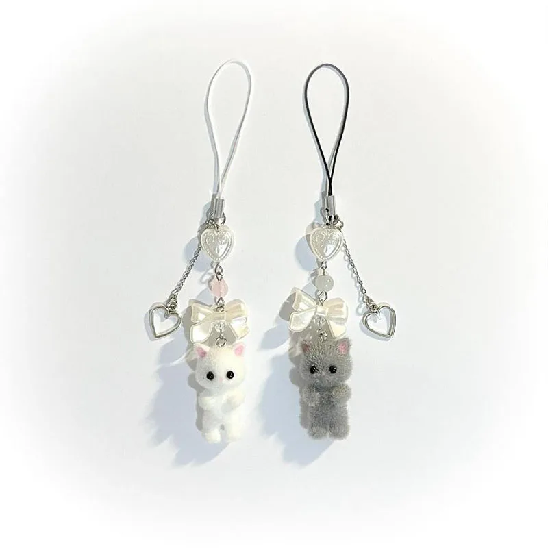 Furry Kitten Keychain Charm - Image 2