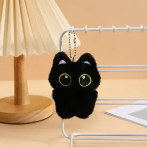 Cute Plush Cat Bag Charm - Image 7