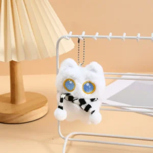 Cute Plush Cat Bag Charm - Image 5